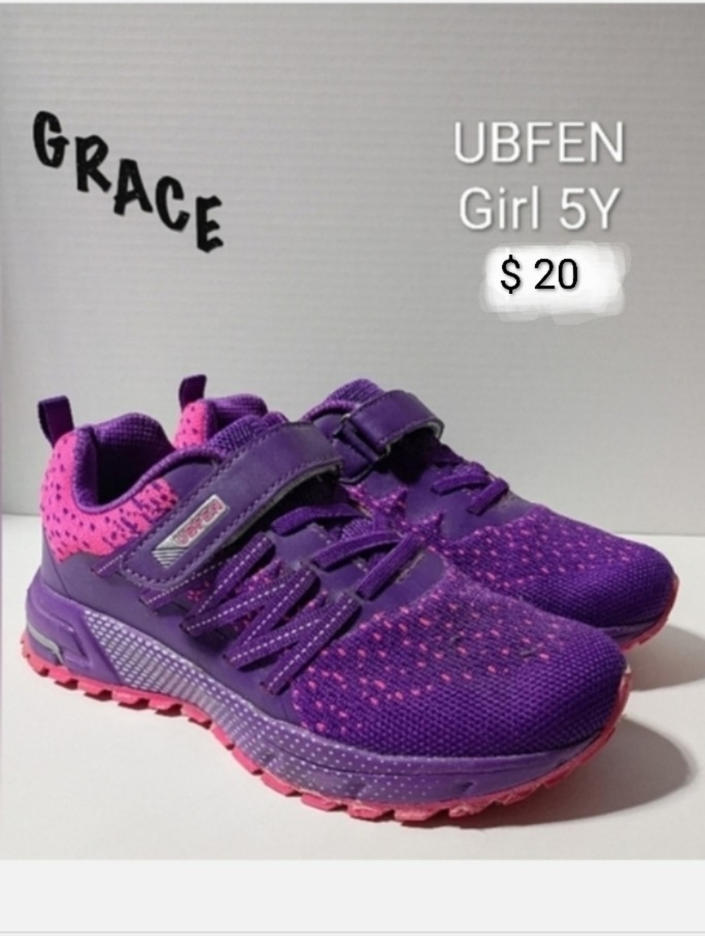 UBFEN - Kids Purple Sneakers